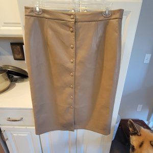 NWT WILFRED FAUX LEATHER SKIRT
